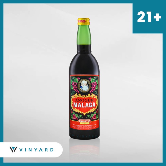 Anggur Malaga Cap Orang Tua 620 ml ( Original &amp; Resmi By Vinyard )