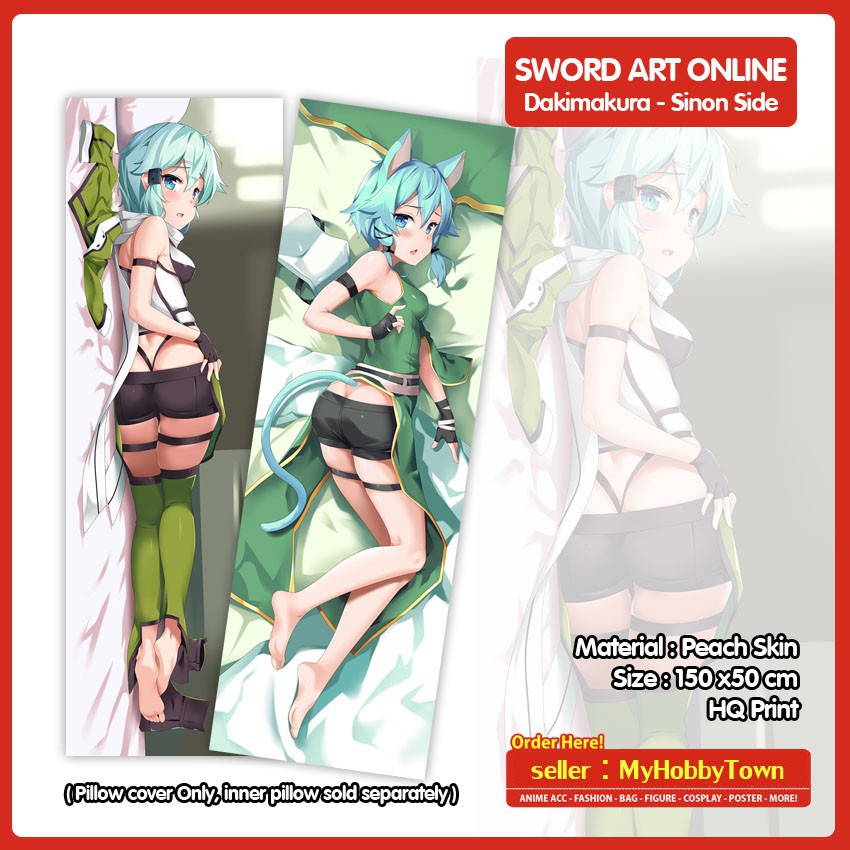 Sarung Bantal Anime Dakimakura Sword Art Online : Sinon Side