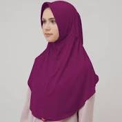 ZOYA HIJAB JILBAB INSTAN BERGO HUSNA CASUAL ZOYA ORI READY-UNGU 54 non HEIQ