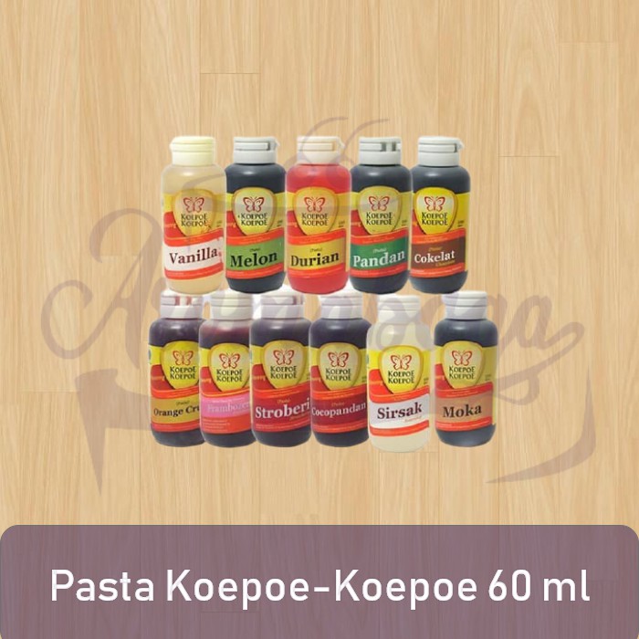 

PASTA KOEPOE KOEPOE 60ML / 60 ML PERISA / KUPU KUPU