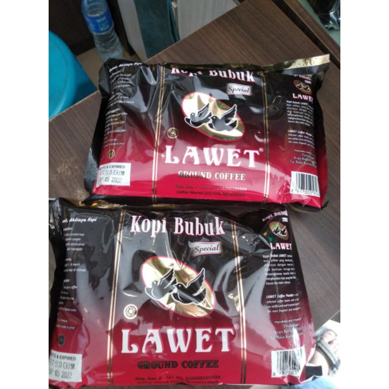 

Kopi Bubuk LAWET (KOPINYA KOPITIAM) asli karimun