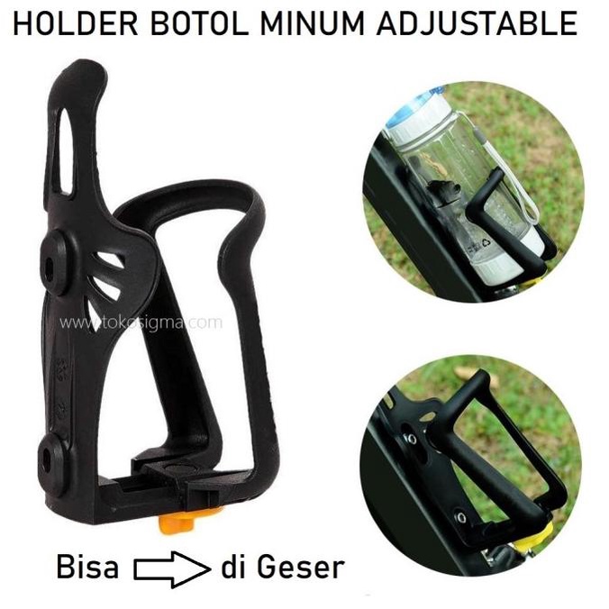 

Bike MTB Sport Cage Holder Adjustable Tumbler Tempat Botol Air Sepeda