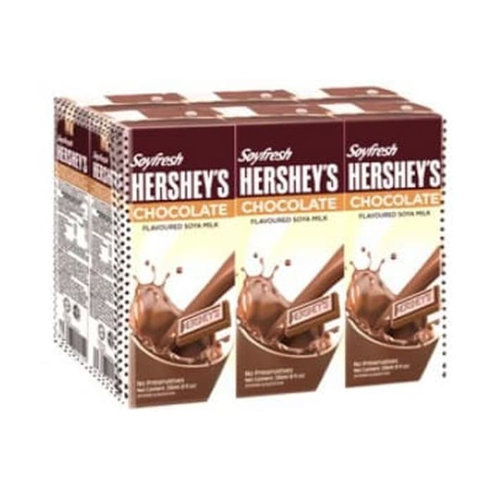 

#HANDCARRY Soyfresh Hershey's Soya Bean Milk Chocolate 6sX236ml - UFOHCR1568