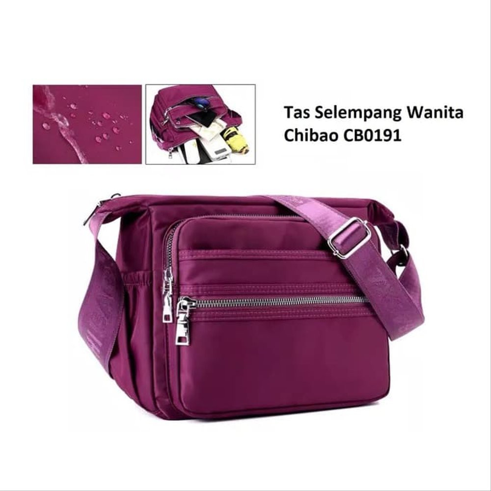 Lihat Detal TCH04 Tas Wanita pundak Selempang Import CHIBAO CB0191 Diskon
