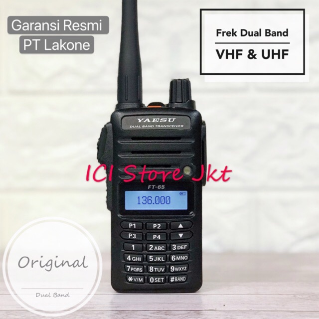 Radio HT Yaesu FT65 RE / Original / Garansi Resmi