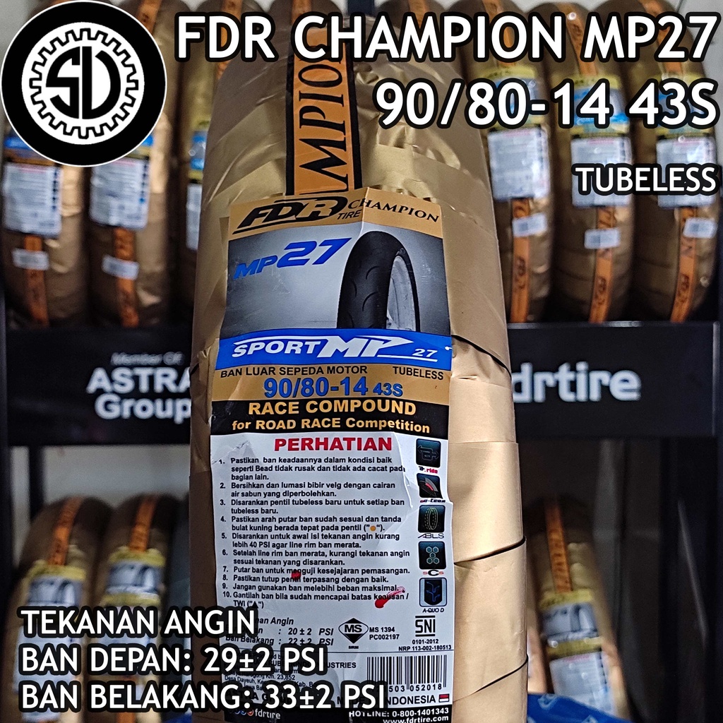 FDR CHAMPION MP27 TUBELESS
