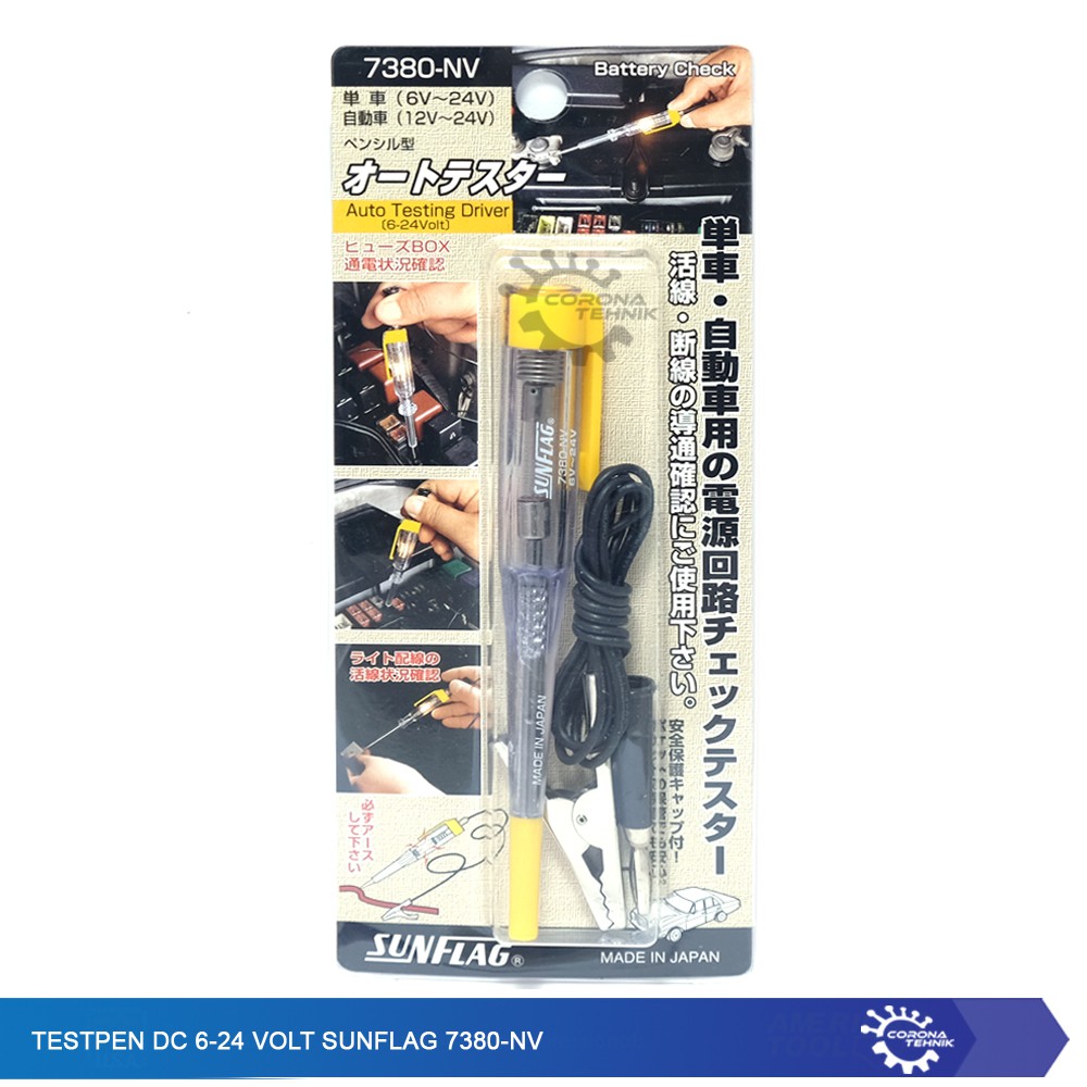 Testpen DC 6-24 Volt Sunflag 7380-NV