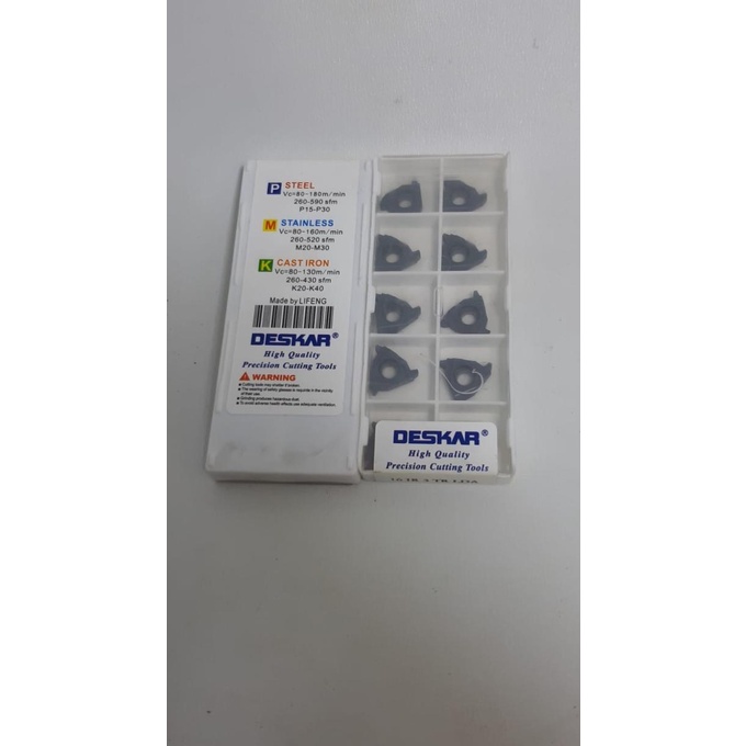 Insert Ulir IR 16 3 TR Trapesium | Pisau Drat |Ulir Luar Trapesium 16