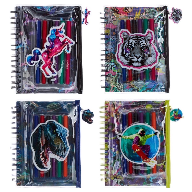 

Smiggle Galaxy A5 Notebook and Markers Boy and Girl