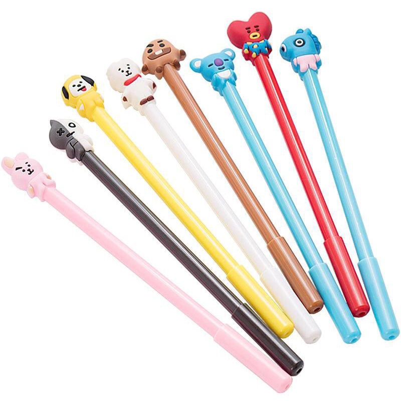 

BT21 pulpen pensil gel karakter