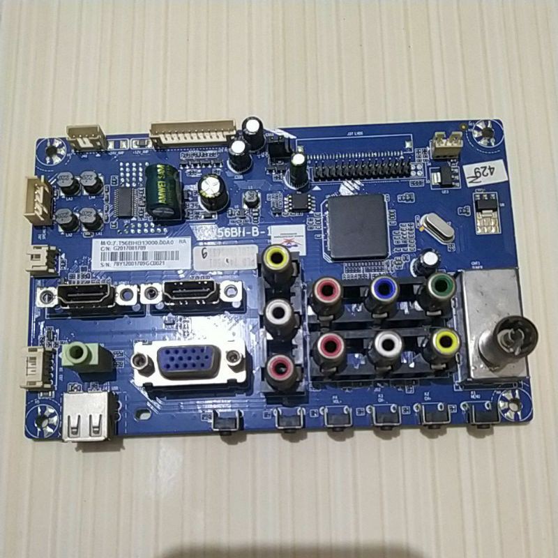 MB MAINBOARD MOBO MESIN TV MB TV POLYTRON PLD 24T8511