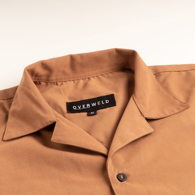 Overweld - Kemeja Oversize Mocca | Mocca Oversize Casual Shirt