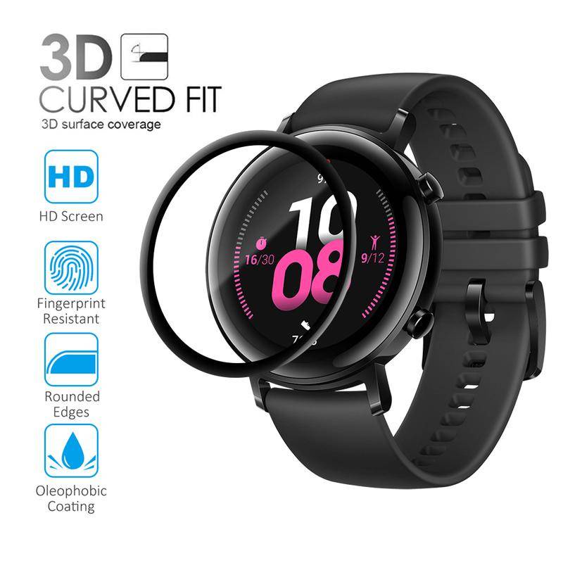 Pelindung Layar Tempered Glass 3D Untuk Huawei watch 3 Pro GT2 2e 3 42mm 46mm GT Runner Curved Smart watch 2 42mm 46mm GS3