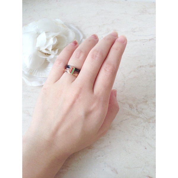 Cincin GC black ceramic titanium