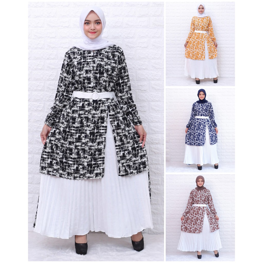 UNION11 - GAMIS MURAH WANITA / MAXI PLISKET / HIJABER