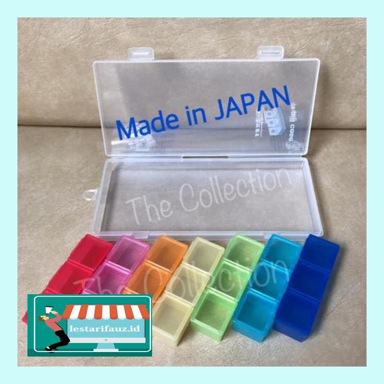 

S504Arleu Tp0093 Japan Seven Days Pill Case 304009 Kotak Obat 7 Hari Polos Ju4Leuu