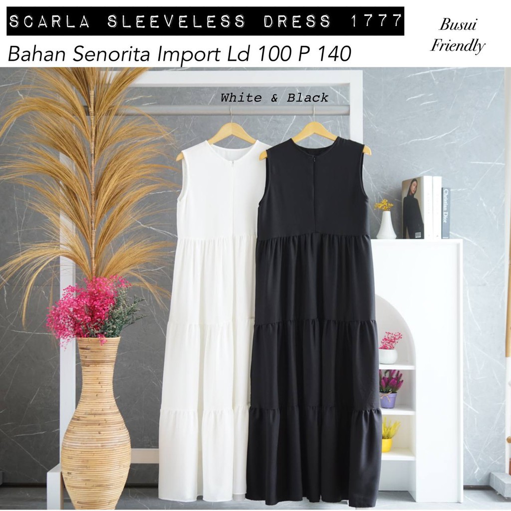 SCARLA SLEEVELESS DRESS / DRESS PESTA / DRESS KONDANGAN