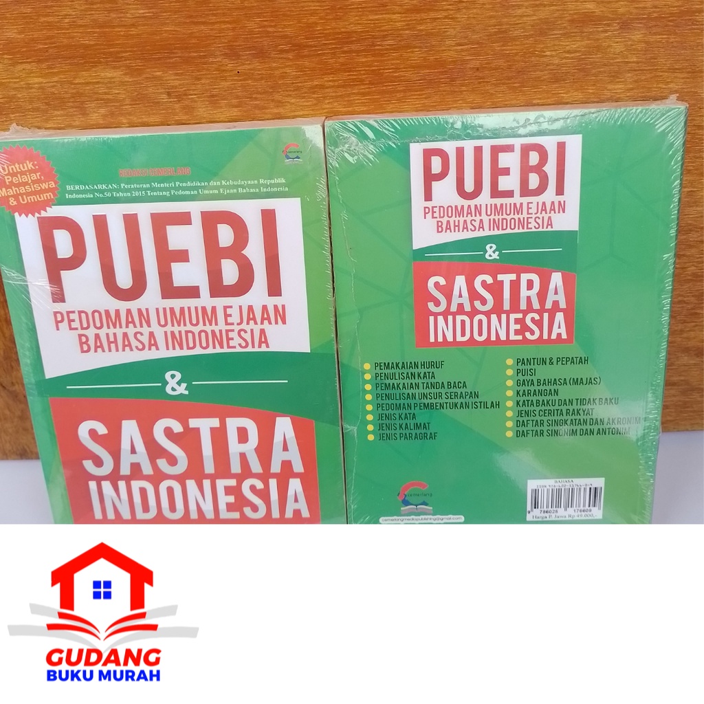 Buku PUEBI Sastra Indonesia Super Lengkap