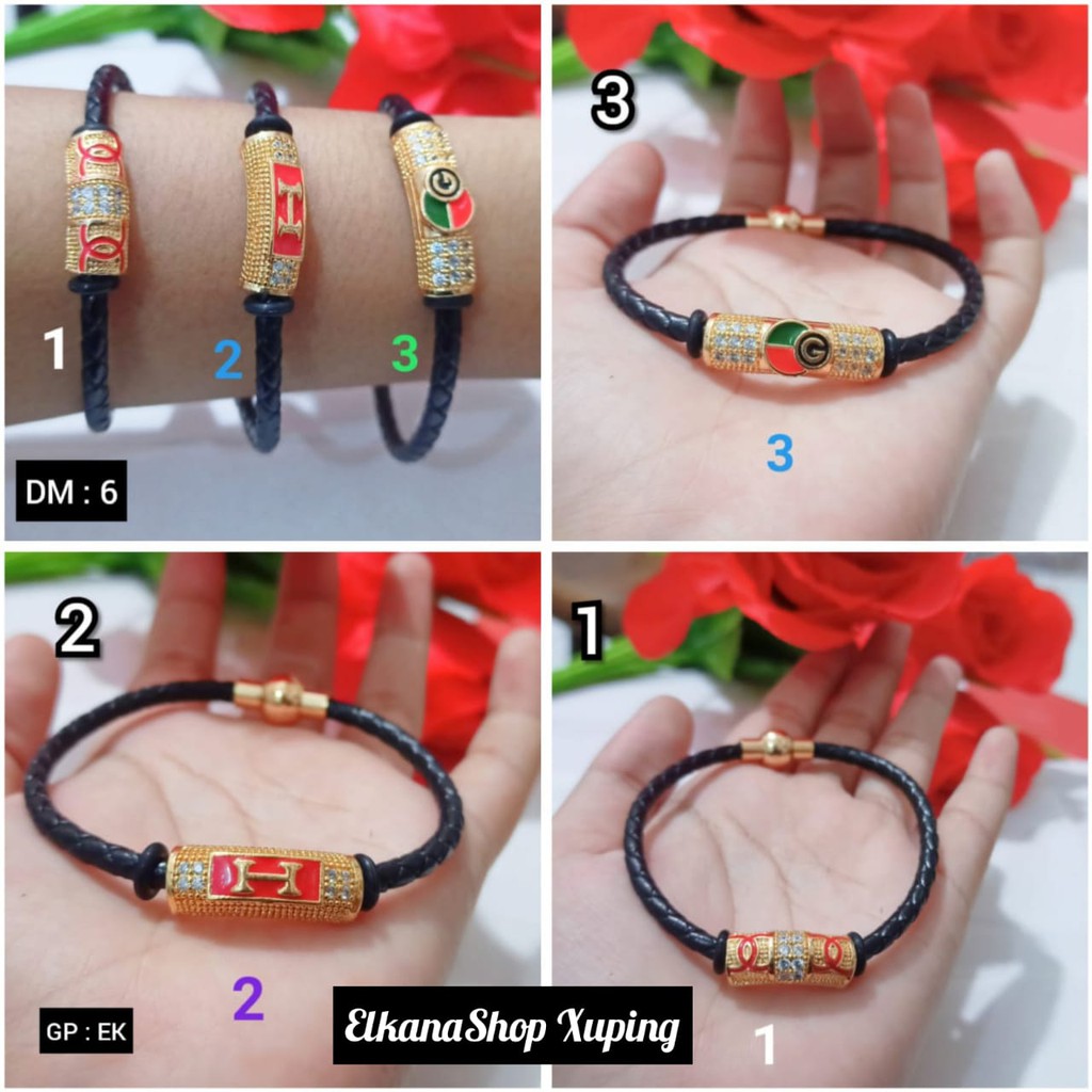 Gelang pandora magnet liontin tabung