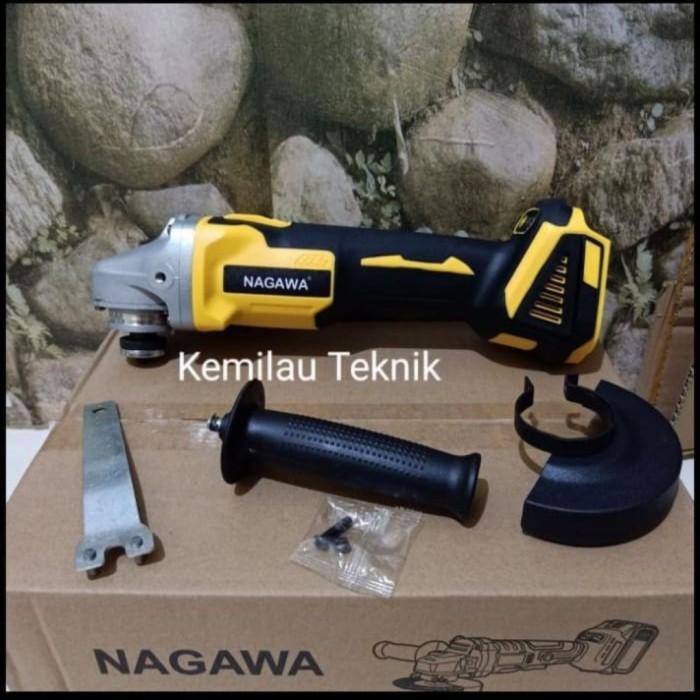 Grinding Brushless Mesin Gerinda Cordless Nagawa Cg100U 4 Inch Grinder Baterai