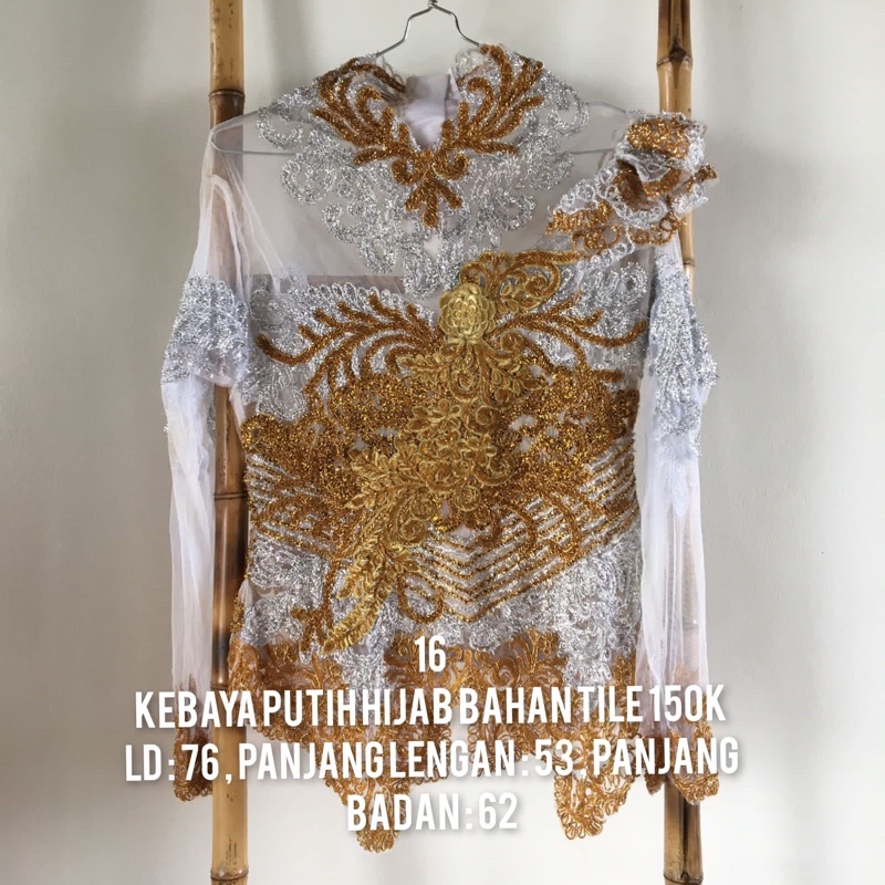 kebaya atasan putih