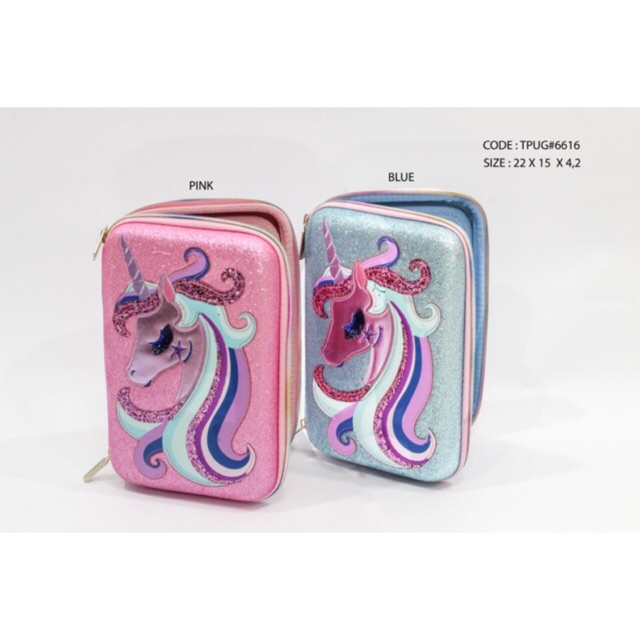 

PENCIL CASE UNICRON/MOTIF GLITTER