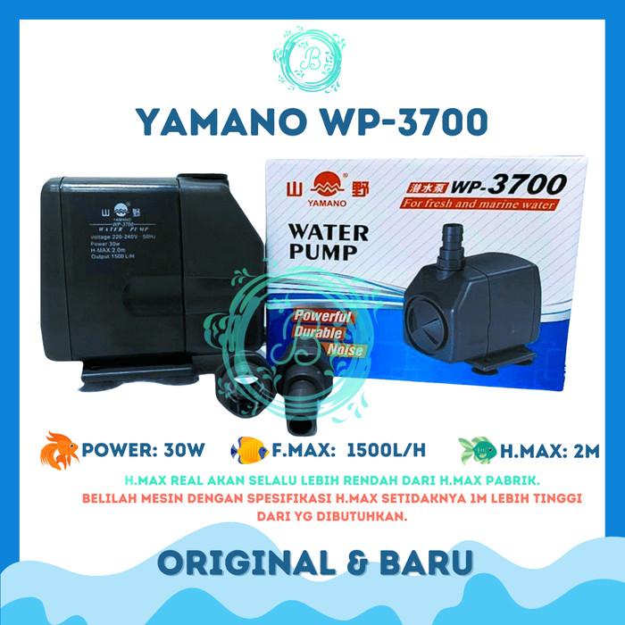 YAMANO WP 3700 WP-3700 Pompa Air Celup Pompa Kolam Aquarium Hidroponik