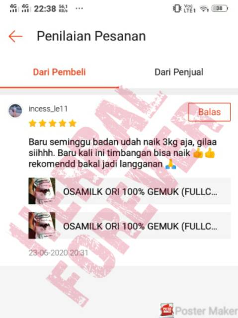 OSAMILK DAN YOSAMILK PREMIUM PENGGEMUK BADAN