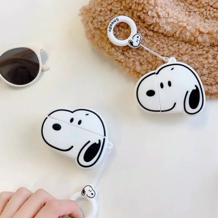CASING AIRPODS GEN 1 & 2 / INPODS 12 SOFT CASE - SNOOPY 3D