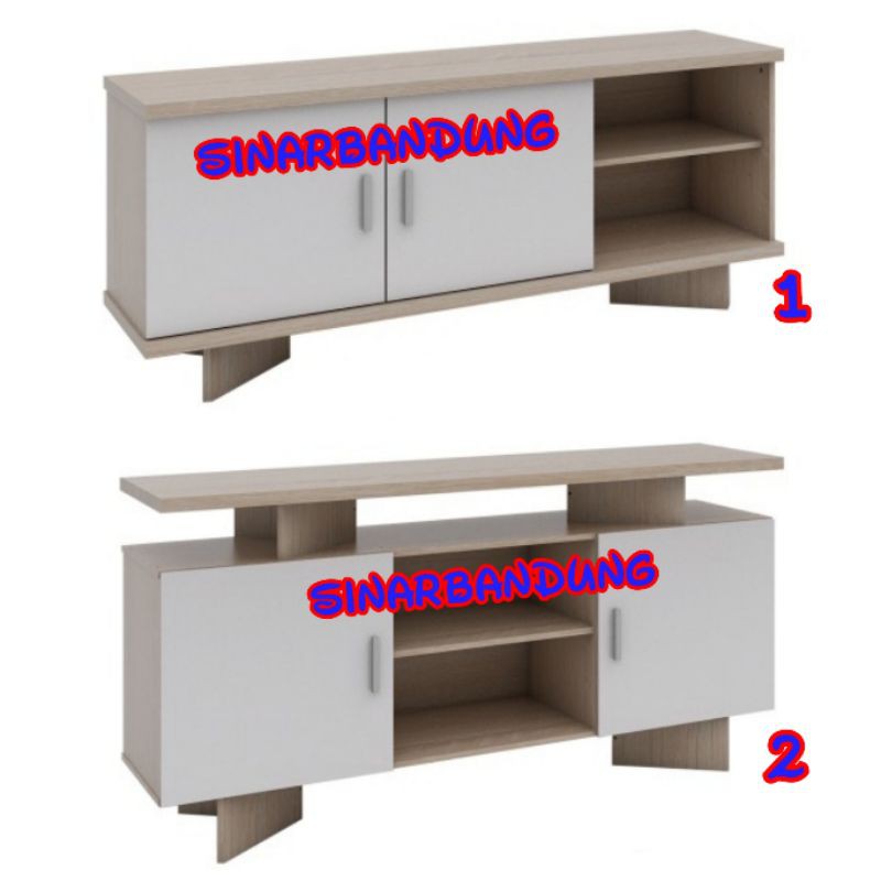 RAK TV MINIMALIS /MEJA TV MURAH /MEJA TV MINIMALIS  PUTIH SONOMA