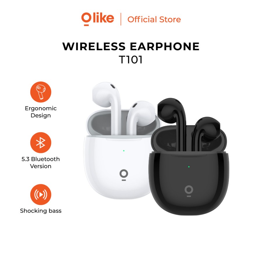 Olike T101 Wireless Earphone Bluetooth TWS - Garansi Resmi Olike