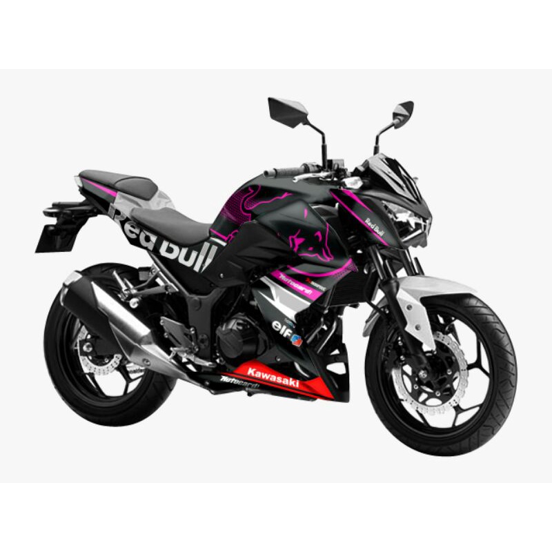 STICKER/STRIPING NINJA Z250/Z 250 NINJA Z 250  RED BULL