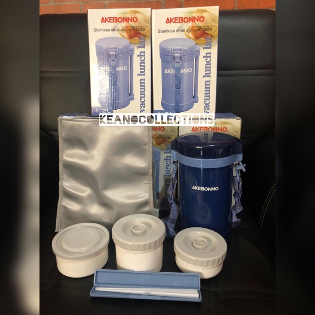 Akebonno Lunch Box 1,2 Liter Kecil ( no dus )