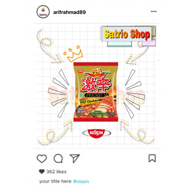 

Nissin Gekikara Ramen Premium 120 gr