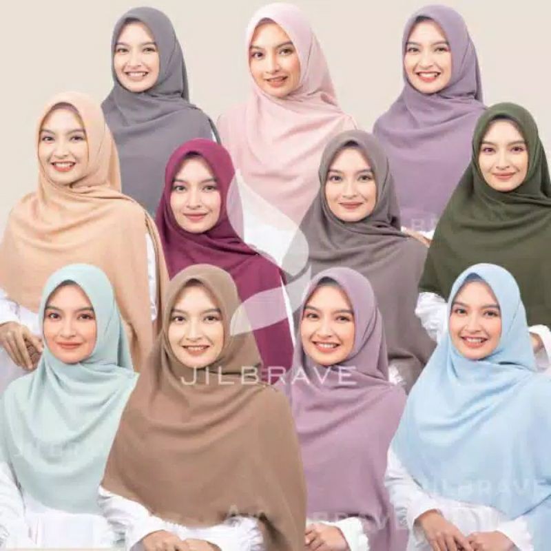 CINDY KHIMAR / Khimar Syari Bahan Cendani Voile ORIGINAL BY JILBRAVE