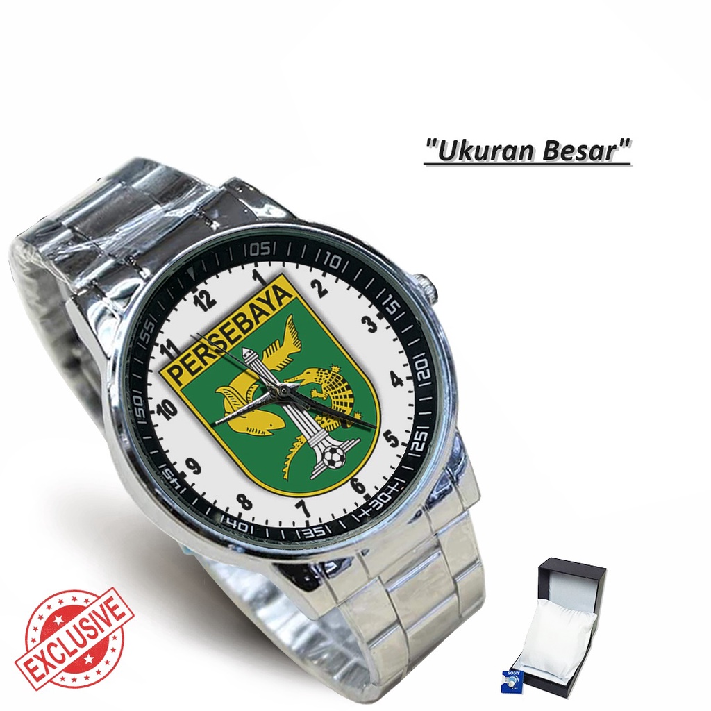 Jam Tangan Rantai Couple PERSEBAYA SURABAYA 01 (Awesome)