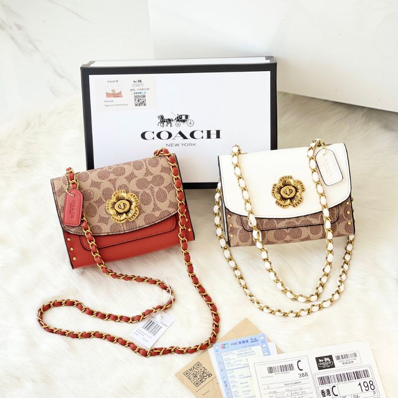Tas Coach Parker Sling Bag | CH Wanita Kekinian | Coac Flower