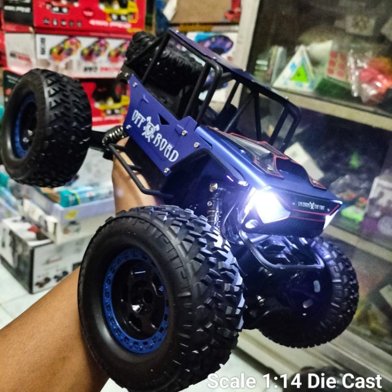 RC Rock Crawler Body Metal Alloy Ukuran Besar Skala 1:14