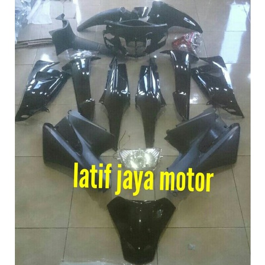 Honda Supra fit new cover body halus & kasar motor Honda Supra fit new tahun 2006 - 2009 + full hita