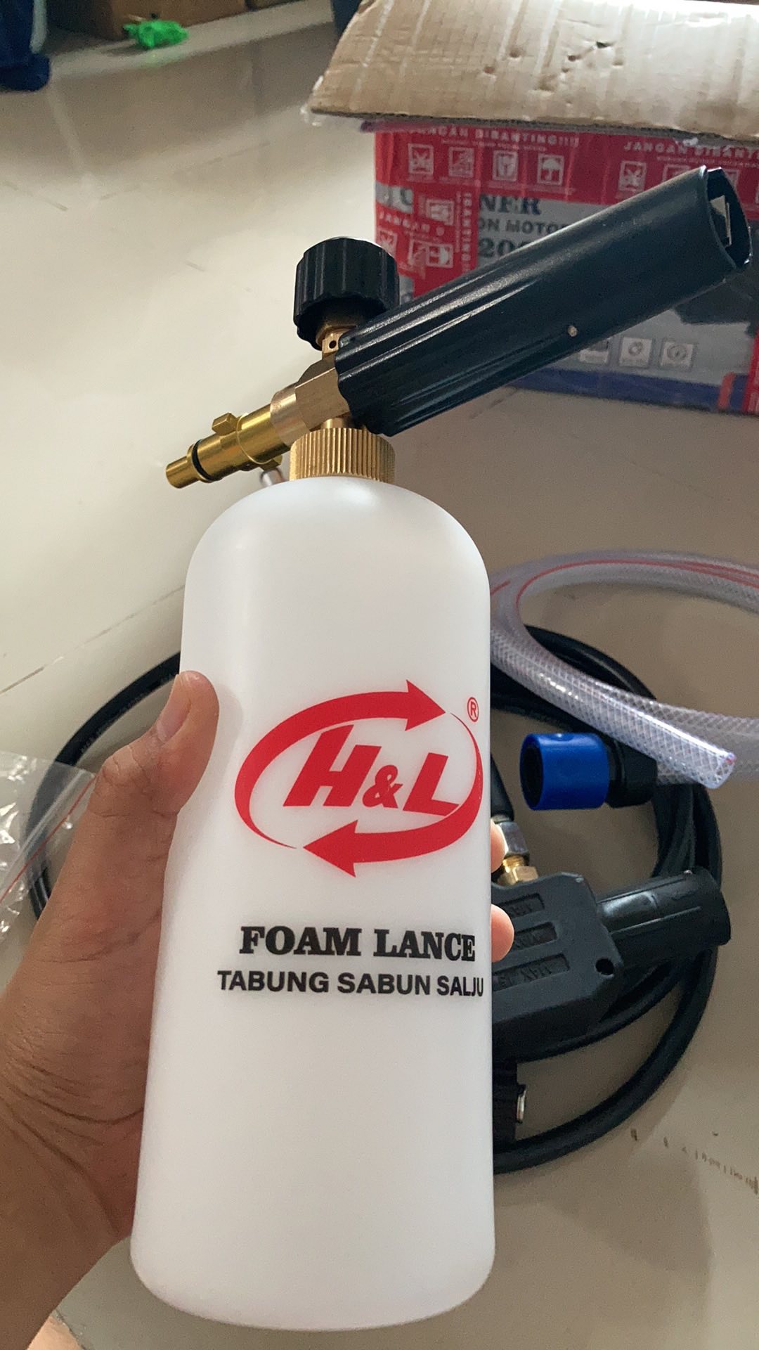 H&l Foam Lance - Botol Sabun Salju - Snow Wash
