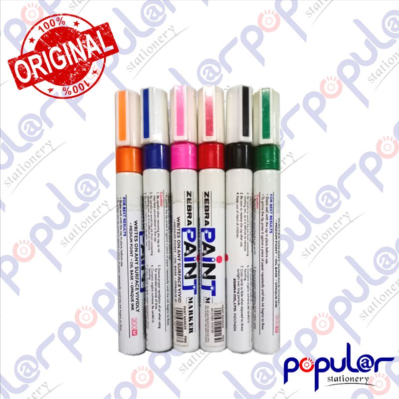

Spidol Zebra Paint Marker