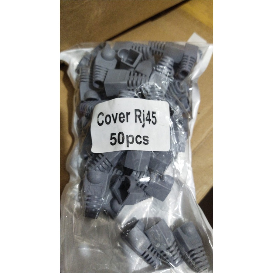 Plug boot  Plug booth  Karet pelindung RJ45 Kabel LAN -[50pcs]