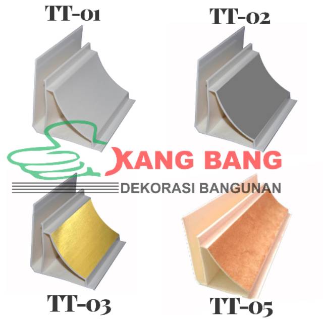 LIST PLAFON PVC | LIS PLAVON PVC | LIST SUDUT PLAFON | LIST PROFIL PLAFON PVC | LIS PVC