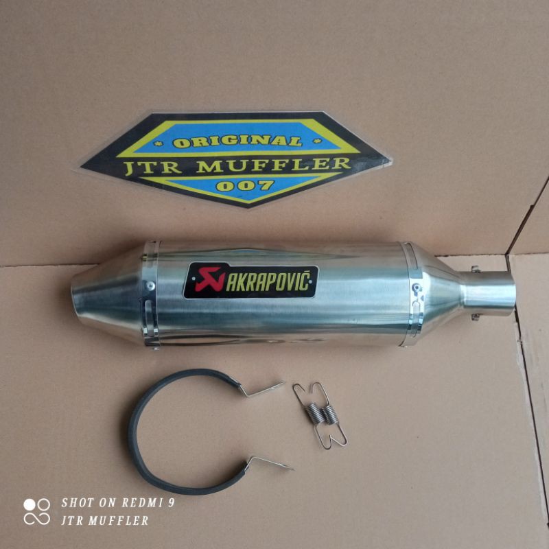 Silincer Knalpot AKRAPOVIC pnp KLX 150 CRF 150L DTRACKER 150