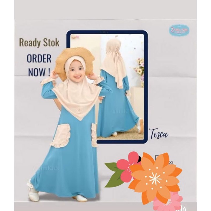 Alya Kids Gamis Anak Terbaru Nandia Series (free Jilbab)