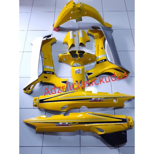 BODI HALUS FIZR SSTWO DUAL CLUTH KUNING SILVER