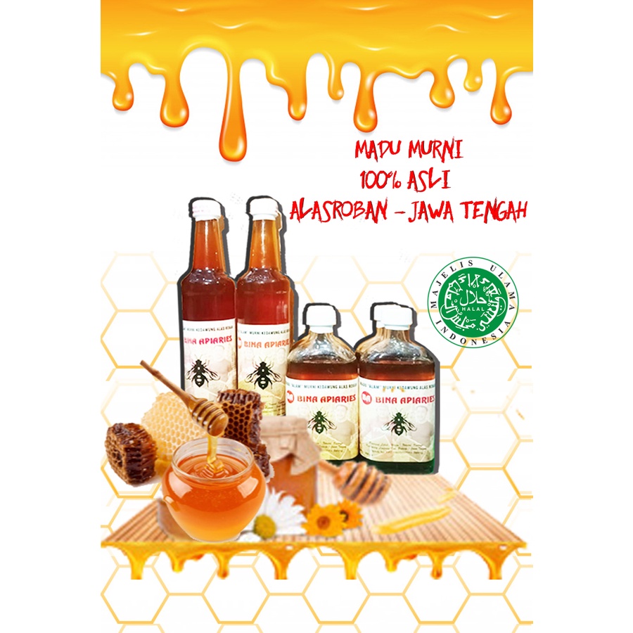 

MADU 100% MURNI HASIL ALAM DARI ALASROBAN JAWA TENGAH