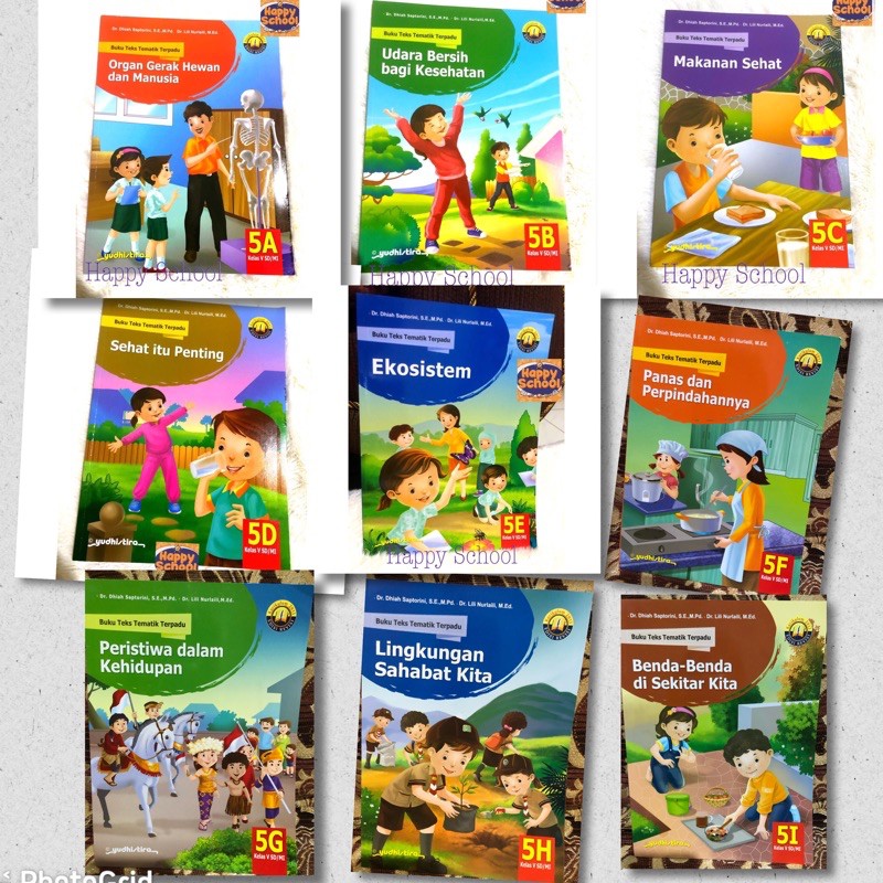 BUKU TEKS TEMATIK TERPADU KELAS 5 SD A-I YUDHISTIRA