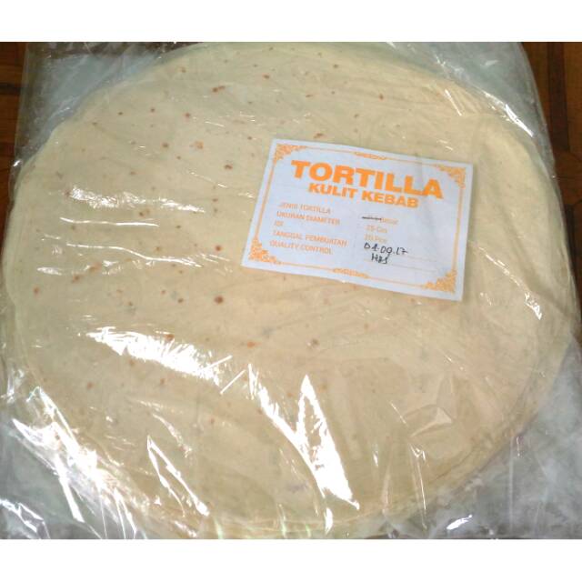 

Tortilla Kulit Kebab 25 cm isi 20 Lembar Tortila Enak Tidak Mudah Sobek Bisa untuk Kebab Frozen