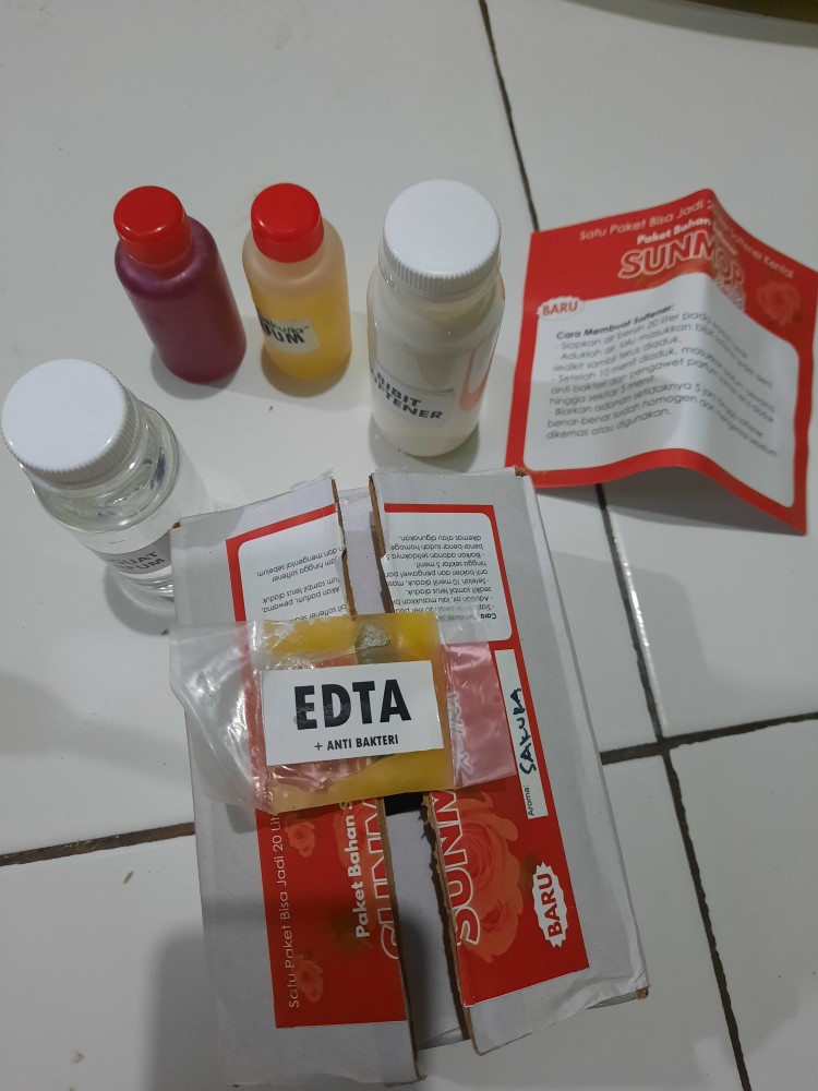 Sunmor - Paket Bahan Pembuat Softener Menjadi 20 Liter